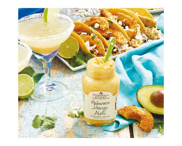 Habanero Mango Aioli serviert