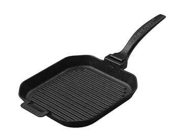 Grillpfanne aus Gusseisen 26cm (quadratisch)