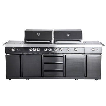 TOP-LINE - ALL'GRILL EXTREM Steakzone® - BLACK mit Air System