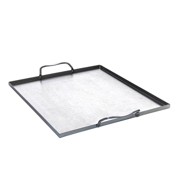 Bistecchiera in acciaio inossidabile con 2 manici, 31 x 27 x 1 cm