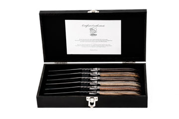 Luxury Line Steakmesser Verschiedene Holzarten