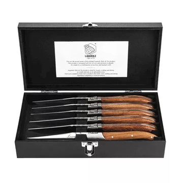 Luxury Line Steakmesser Pakka Rose
