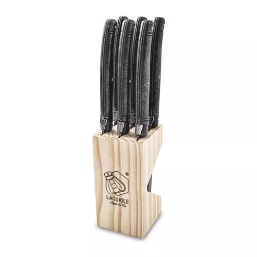 Premium Line Steakmesser Black Stonewash 1.8mm
