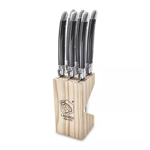 Premium Line Steakmesser Schwarz 1.8mm