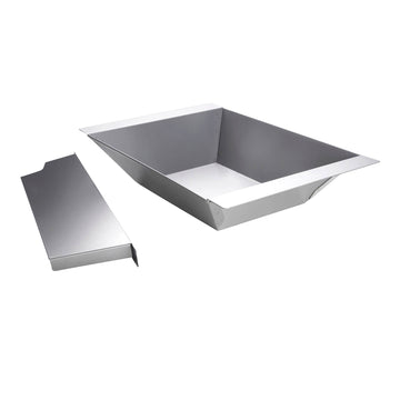 acciaio inossidabile Inserto a carbonella con piastra termoconduttrice per cucine estreme, ultra e outdoor -deep-