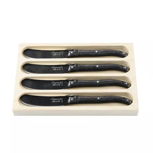 Premium Line Buttermesser Black Stonewash