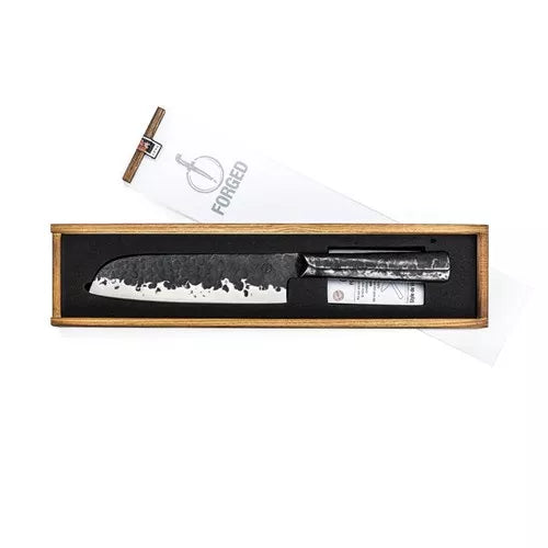 Coltello Santoku Bruto Forgiato 18cm