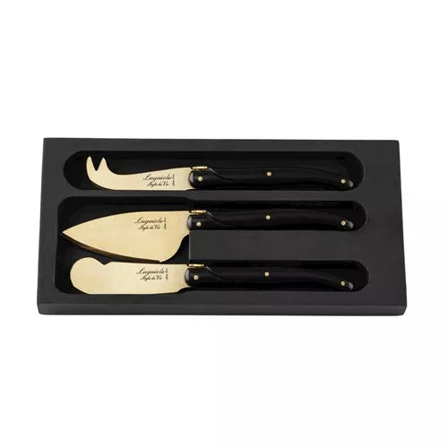 Prestige Line Käsemesserset 3-teiliges Gold Stonewash